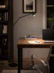 Swing Arm Floor Lamp with Adjustable Reading Head